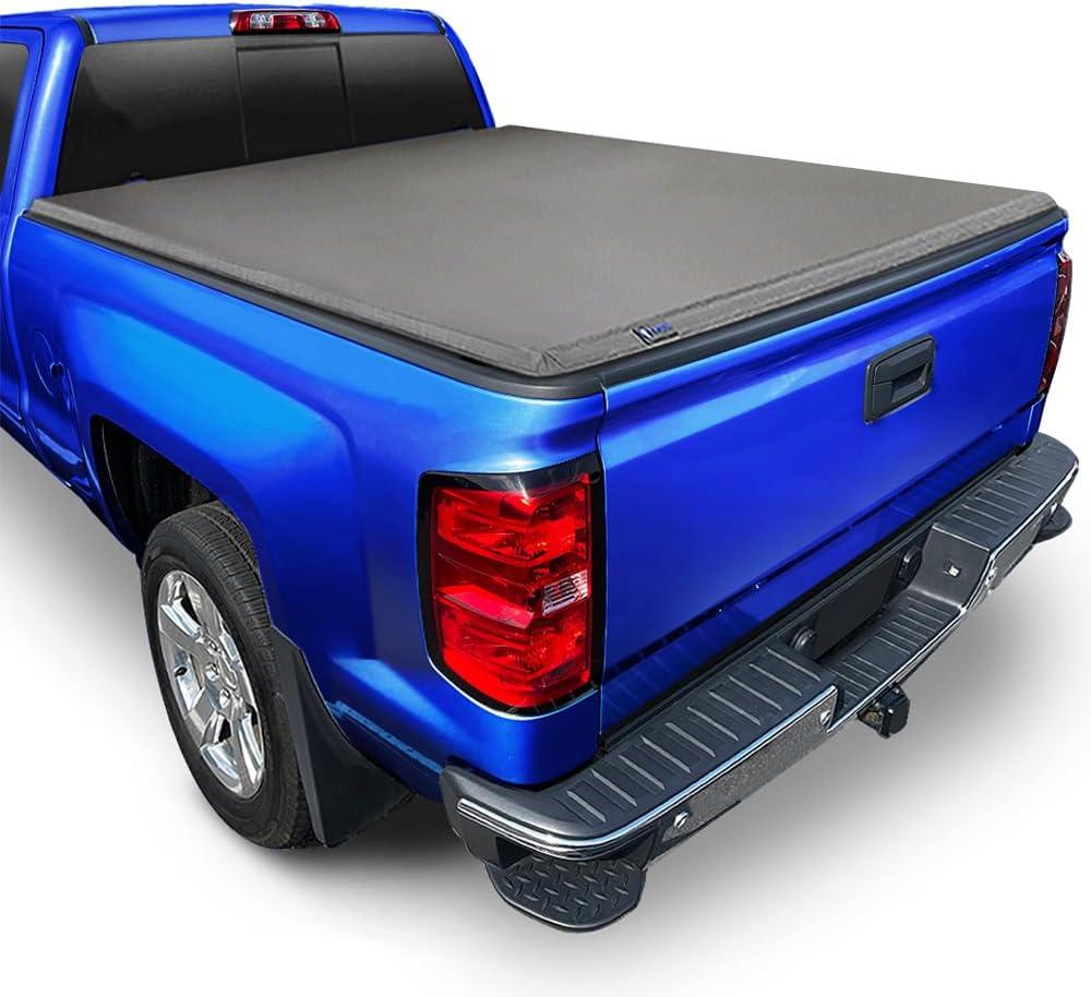 Tyger Auto T3 Soft Tri-fold Truck Bed Tonneau Cover Compatible with 2020-2026 Chevy Silverado GMC Sierra 2500 3500HD | 6'10" (82") Bed | TG-BC3C1212