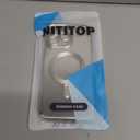 NITITOP Compatible with iPhone 16 Pro Max Case Cute Clear Glitter [Compatible for MagSafe] Sparkle Bling Magnetic Plating Heart Girl Women Electroplated Frame Camera Protection Back Cover - Silver