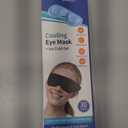 Contoured Cooling Gel Eye Mask: Snug-Fit Cold Compress for Puffy Eyes, Migraine & Sinus Pressure