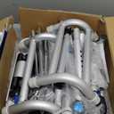 Shower Chair for Seniors Elderly Handicap Disabled Or Bariatric Adults, Heavy Duty 500 Lbs,Bench Seat for Inside Shower Stall and Bathroom Bath Tub with Arms and Back Adjustable Stool Chairs