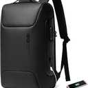 BANGE Anti Theft Backpack,Smart Work Backpack with USB Charging Port, Business Laptop Fit for 15.6 INCH Laptop (one pocket, Black)