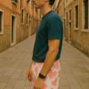 Mens Quick Dry Graphic Shorts Inner Drawstring Athletic Workout Short Deisgner Running Outdoor Casual with Pockets (X-Large, 06-love_white)