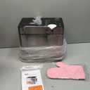 KBS Pro 710W Bread Maker, 2LB 17-in-1 Automatic Bread Machine with Healthy Ceramic Pan, Nut Dispenser, Tempered Glass Touch Panel, Stainless Steel Housing,3 Crust Colors, 15H Timer&Keep-Warm, Recipe