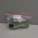 4 Pin Trailer Connector Harness Extension 80 Inch, 16AWG 4 Way Trailer Plug Flat Wire Extender, Male to Female Trailer Light Connector for Hitch, Utility, Boat, or RV Trailers