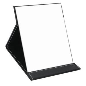 EFAILY Folding Travel Mirror, PU Portable Adjustable Rectangular Ultrathin Mirror, for Travel, Camping,Home(6.4W5.3L)