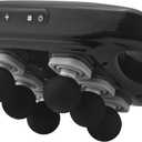 Elitzia Massage Gun Deep Tissue 6 Head Electric Massagers for Back Neck & Leg Soreness Relief 20 Speed Adjustments Quiet & Powerful USB Charging Muscle Massage Gun Gifts for Men ETD366