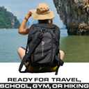 3 in 1 Camera Backpack, Camera Bags for Photographers Large Capacity Camera Case full Waterproof, 19inch Laptop Compartment Compatible for Canon/Nikon/Sony/DJI Mavic Drone (Gym and Travel)