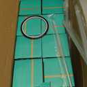 YOUKE OLA 10 Pack Sublimation Tumblers Bulk Straight Skinny Tumbler Blanks 20oz for Heat Transfer, Individual Gift Boxed, Double Wall Insulated Tumbler with Shrink Wrap Films & Heat Tape & Straws