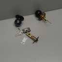 BESTTEN Keyed Entry Door Knob, Entrance Door Lock, Standard Ball, All Metal, Matte Black