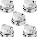 AMI PARTS (5 Pack AEZ73453509 Oven Range Stove Knobs Fit for L-G Stove Knob LRG3095ST LRG3091ST LDG3036ST LRG3194ST, Replaces 2347547 AEZ72909008 AP5669773