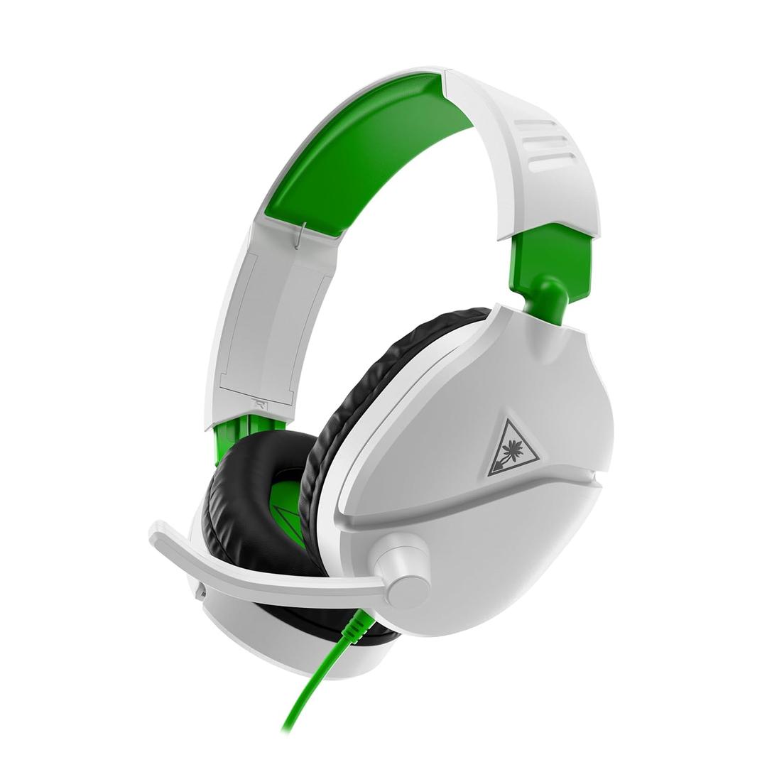 Turtle Beach Recon 70 Multiplatform Gaming Headset for Xbox Series X|S, Xbox One, PS5, PS4, PC & Mobile w/ 3.5mm Wired Connection - Flip-to-Mute Mic, 40mm Speakers, Lightweight Design, White