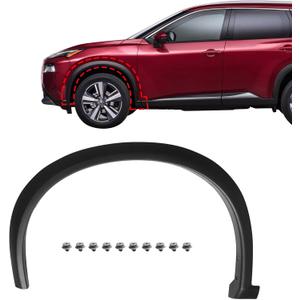 GXARTS Front Left Side Fender Wheel Molding Trim Compatible with Nissan Rogue 2021 2022 2023# 63861-6RR1A 638616RR1A