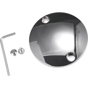 Ignition Engine Timing Points Cover for Harley-DAVIDSON 1971-1999 / Inner/Durable Aluminum Alloy / 1 Pcs Silver Tone Replacement Car Parts