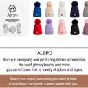 Alepo Kids Winter Beanie Hat, Children's Warm Fleece Lined Knit Thick Ski Cap with Pom Pom for Boys Girls (Mix Rainbow)