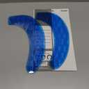 Gel Toilet Seat Cushion Portable and Washable Toilet Seat Cover Universal with Self-Adesive Design(Blue)