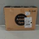 Blissful Diary Baby Play Gym & Activity Mat, Leaf Shaped Baby Tummy Time Play Mat with 6 Detachable Toys, Promotes Motor Skills & Sensory Development, Newborn Baby Essentials Gift, Oatmeal Beige