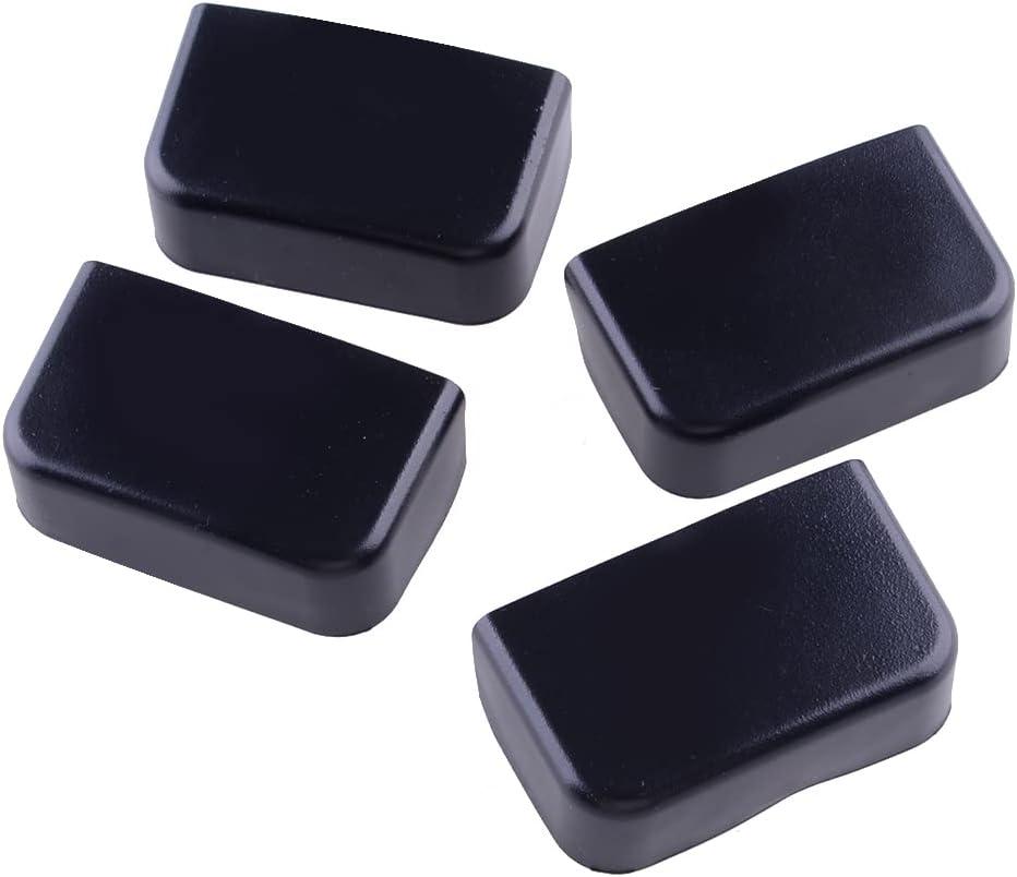 4X Rear Seat Slide Rail Anti-Kick Rubber Plug Cap fit for Tesla Model Y 2020