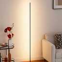 EDISHINE 57.5" Floor Lamp with Remote & Foot Switch, Dimmable & 7CCT