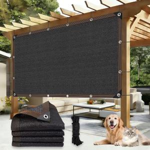 90% Shade Cloth for Garden - 5 x 10 FT Durable Mesh Tarp with Grommets, Sunblock Net for Patio for Plants Greenhouse Outdoor Pergola Sun Shade Neting for Chicken Coop Cover