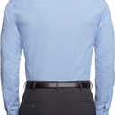 Kenneth Cole Mens Dress Shirt Slim Fit Checks and Stripes (Patterned), Small