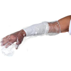 DISPOSABLE SHOWERSOC Hand Cast shower Cover Sleeve Dressing - 50 pack - Large - Fits 17-25" Waterproof Adult Arm Bag Protector Wound Bath Bandage Broken Hand Wrist Finger Elbow