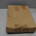 Shihanee 2 Pcs 24" Christmas Teardrop Swag Rustic Door Swag Teardrop Wreath Artificial Norfolk Pine Hanging Garland Greenery with Bell Velvet Bow for Outdoor Mantle Fireplace (Green,23.6 Inch)