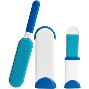 Reusable Pet Fur Remover - Dog Cat Fur Lint Removal Brush for Clothes Furniture Sofa Couch Carpet Bed Car Seat - Self-Cleaning Hair Removal Brush (2Pack)