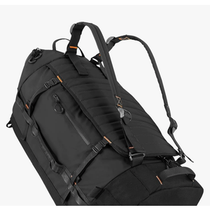 Rolling Duffle Bag with Wheels,86L 30”Carry on Luggage with Wheels,Folding Travel Bag,Duffle Backpack with Separate Shoe Compartment (black)