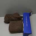 MIULEE 18x18 Inch Decorative Pillow Covers for Couch Bed Set of 2 Textured Boucle Neutral Throw Pillow Covers Dark Brown Accent Solid Vintage Pillowcases Sofa Living Room Home Decor