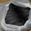 2 Pack 1" x 35' Dock Lines - Marine Grade Nylon Boat Rope with 24" Loop for Docking and Mooring - Double Braided Boat Lines, High Strength, Heavy Duty, Easy Handling, Fray Resistant - Black