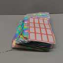 NPLUX Stand Up Holographic Mylar Bags Resealable Zipper Bags for Small Business Packaging Supplies(100PACK, 6x9IN)