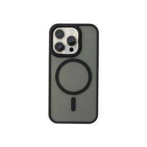 Frosted Translucent Black for iPhone 14 Pro - Impact Resistant and with Magnets