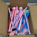 LiYiQ 100 Pcs Valentine's Day Animal Gel Ink Pen Fun Pens Kawaii Heart Capybara Frog Panda Shape Black Pen, Cute Pens for Office Home Student Present