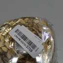 DECORA 36 Yards Artificial Gold Leaf Ribbon Trim for Wreath Making and Christmas Gift Wrapping Wedding Decoration