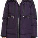 FADSHOW Women's Winter Thickened Down Jackets Long Down Coats Warm Parka with Hood,Mung Bean,XS