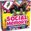 3 x Social Memory - Strategic Twist On Classic Memory Game! Great for Grandkids, Engaging Matching Cards for Families and Kids. Perfect for 2-5 Players and Family-Friendly Fun, 5.75 inches