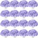 Tigeen 100 Pcs Hydrangea Artificial Flowers Bulk 7.48 Inch Artificial Hydrangeas with Removable Stems Faux Flowers Wedding Decor for Home Garden Party Decoration DIY Project (Orchid)
