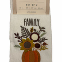 Homewear Embroidered Hand Towels - Family, 2 pk 