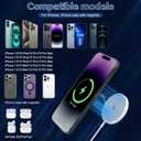 Magnetic Wireless Charger for iPhone 16 15 Wireless Charging,Fast Mag-Safe Charger 2Pack 6FT with Apple USB C Charging Block for iPhone 16 Pro Max/16Pro/15 Pro/16/15/14/13/12/Plus/AirPods 3/2/Pro 2