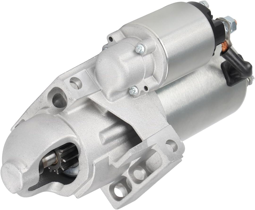 Starter for 99-00 Cadillac Escalade 5.7L, 97-98 Chevy Astro Van 4.3L, 01-02 Silverado 96-02 Express 94-00 C/K 95-00 Tahoe 96-02, 94-00 GMC Savana Sierra Yukon, Without Heat Shield, 41012153 6449