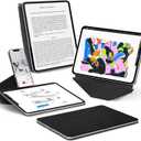 MOFT Dynamic Folio Case for iPad Air 11-inch (M3 2025 / M2 2024) & iPad Air 10.9-inch 5th 4th Generation 2022 2020, Slim Magnetic Stand Case with 20+ Viewing Angles, Auto Wake/Sleep, Jet Black