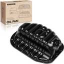 A-Premium Lower Engine Oil Pan Sump with Drain Plug Compatible with Lexus LS430 2001-2006 4.3L, Replace# 1210250120