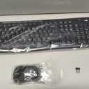 Logitech MK270 Wireless Keyboard and Mouse Combo for Windows, 2.4 GHz Wireless, Compact Mouse, 8 Multimedia and Shortcut Keys, 2-Year Battery Life, for PC, Laptop - Black