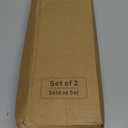 EAMBRITE Lighted Birch Tree with Christmas Ornaments, 2 Pack Small Christmas Trees with Led Lights, White Twinkling Tree Decorations Tabletop Centerpieces for Home Table Bedroom Indoor Decor (22inch)