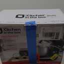 Kitchen in the box Stand Mixer, 3.2Qt Small Electric Food Mixer, 6 Speeds Portable Lightweight Kitchen Mixer for Daily Use with Egg Whisk, Dough Hook, Flat Beater (Black)