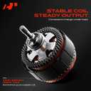 A-Premium Alternator, 12V 110A 7-Groove Pulley CW, Compatible with Acura | for RDX 2007-2012 L4 2.3L, Replace# CSF16, Replace# 31100RWCA01RM