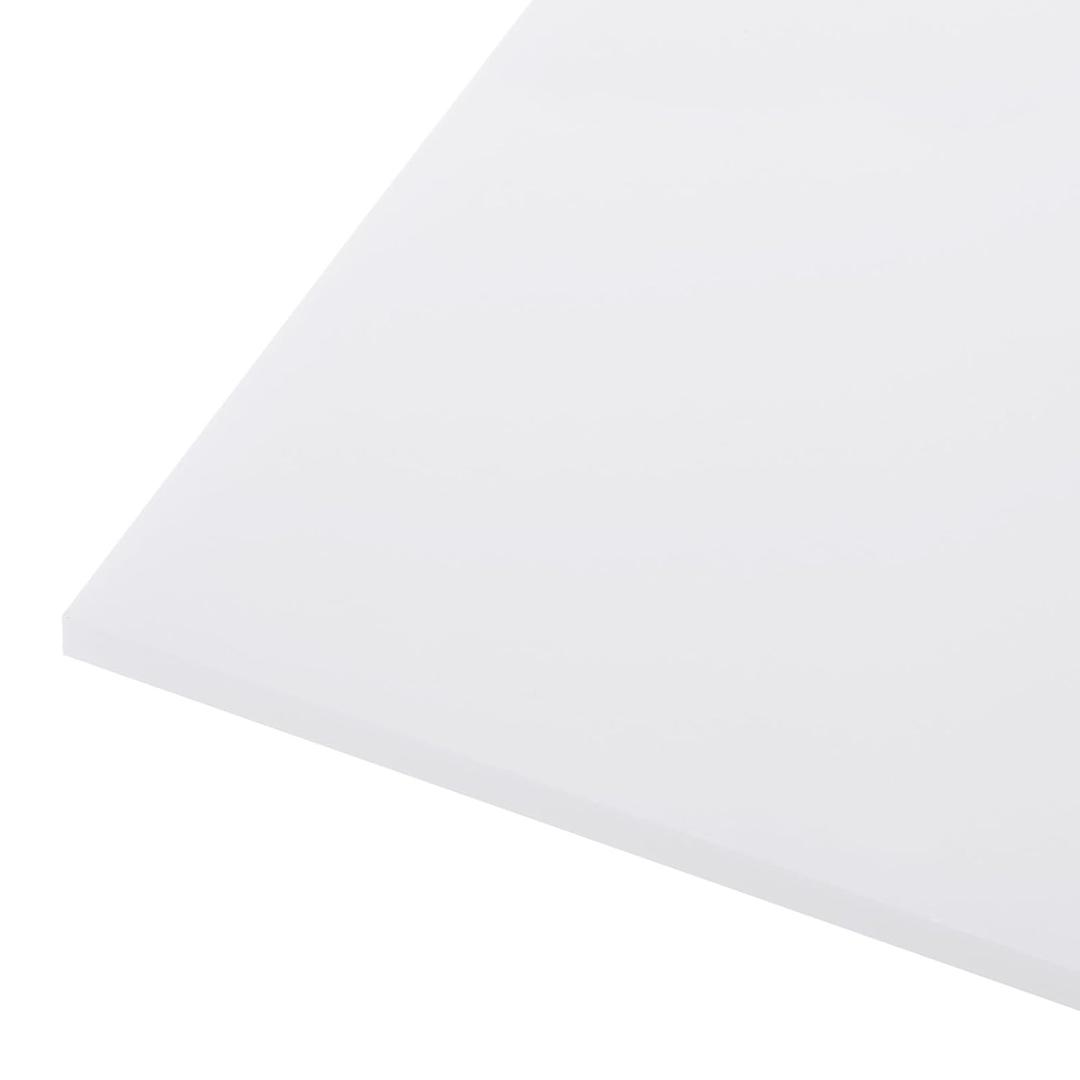 48" x 24" x 1/8" HDPE Plastic Sheet, High Density Polyethylene Sheet Cutting Board White Solid Block, [for DIY, Home Floor]