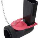 Toilet Flush Valve Assembly Kit Compatible with Kohler 471147, Flush Valve Kit with 2-Inch Toilet Flapper and Chain