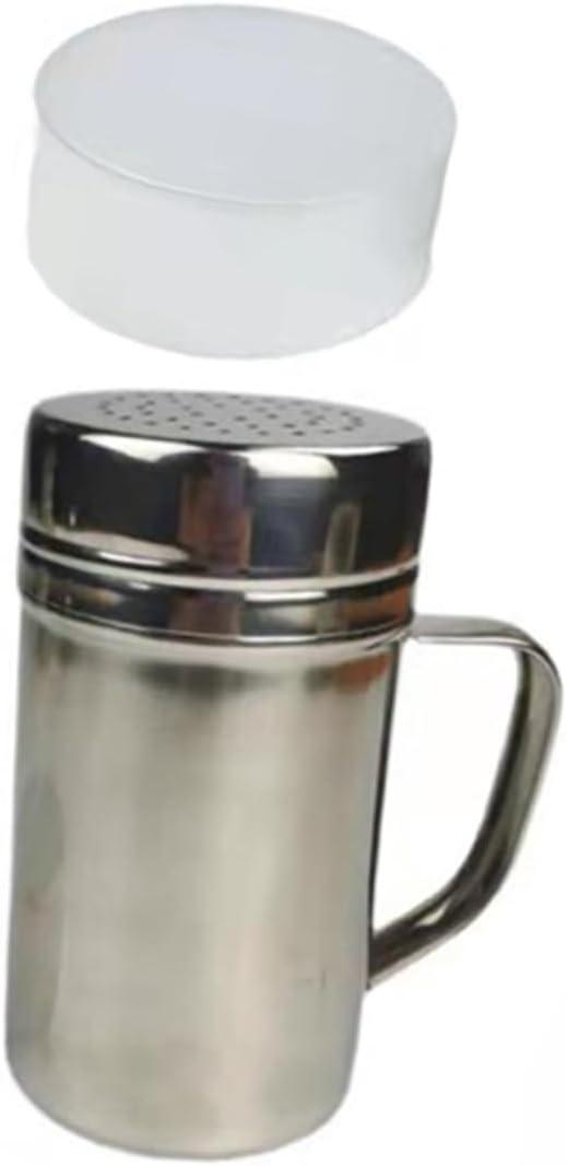 2Pcs Spice Bottles with Handle Portable Seasoning Dispensers for Salt Pepper Sugar and Space Saving Condiment Containers for Home and Bbq Use