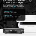 48A Toner Cartridges Compatible with HP CF248A Replacement for Laserjet Pro M15w M15a M16a M16w Laserjet Pro MFP M29w M29a M28a M30w M31w Printers (Black, 2 Pack)